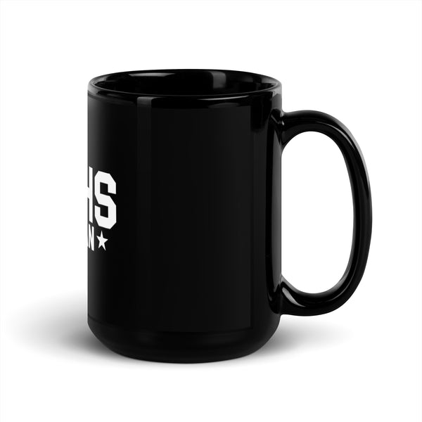 USPHS Veteran Black Glossy Mug