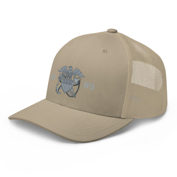 Embroidered 1889 Commissioned Corps Trucker Cap