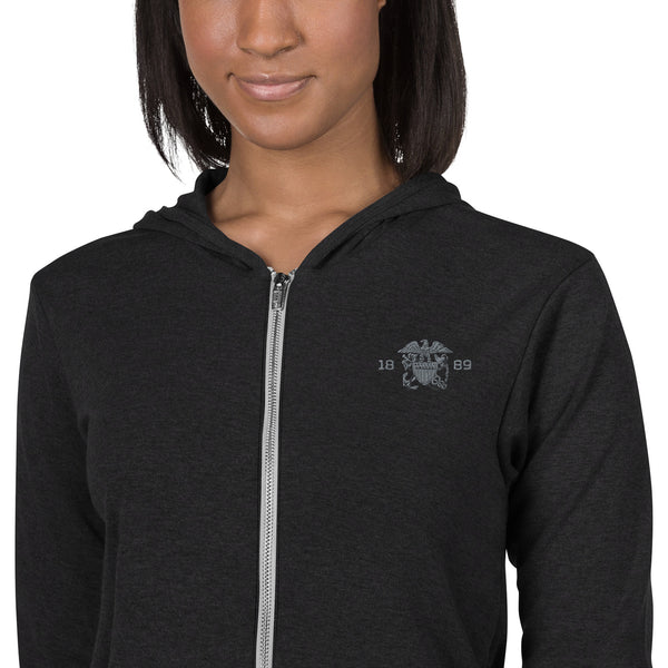 Corps 1889 Unisex zip hoodie