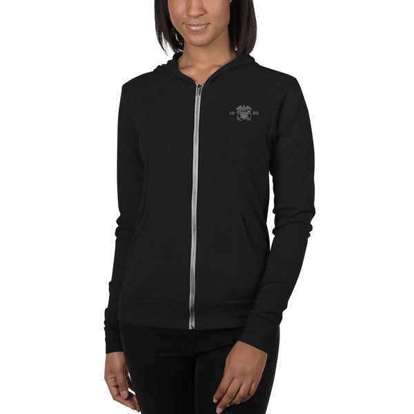Corps 1889 Unisex zip hoodie