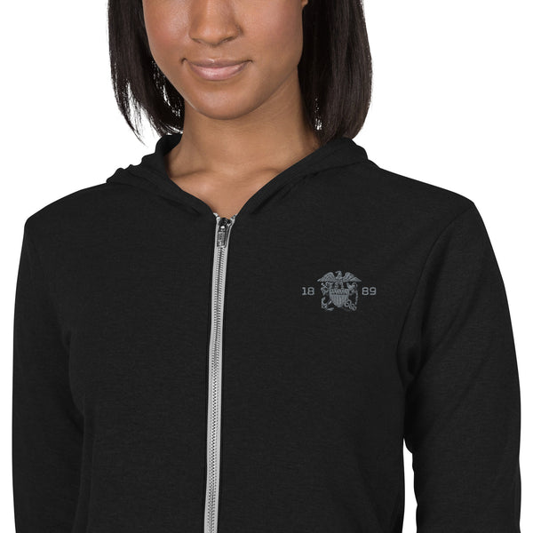 Corps 1889 Unisex zip hoodie