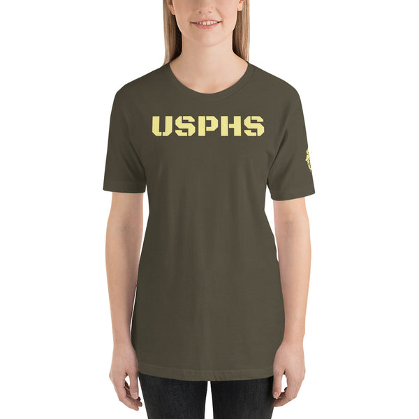 USPHS w/ A & C Emblem on Sleeve Unisex T-Shirt