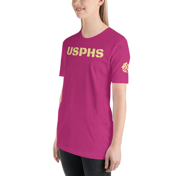 USPHS w/ A & C Emblem on Sleeve Unisex T-Shirt