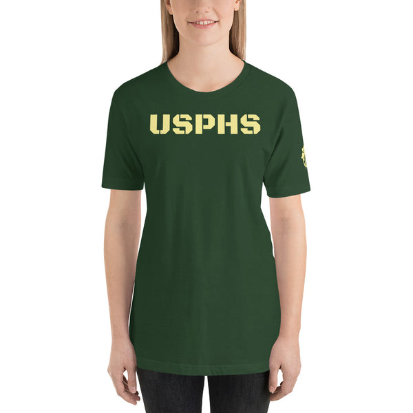 USPHS w/ A & C Emblem on Sleeve Unisex T-Shirt