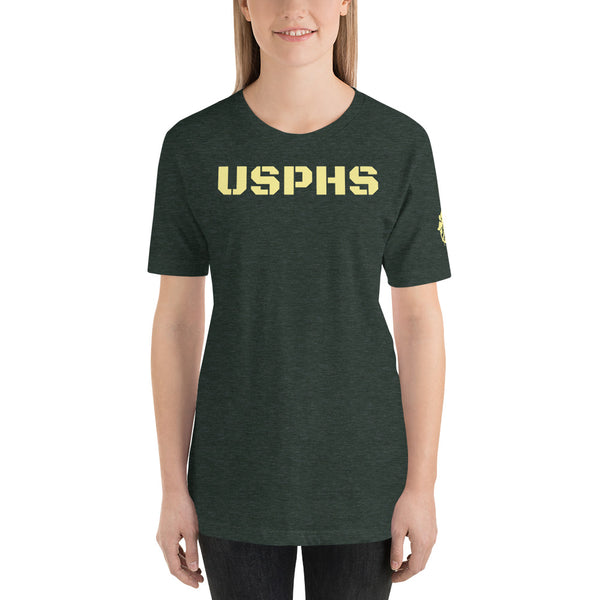 USPHS w/ A & C Emblem on Sleeve Unisex T-Shirt