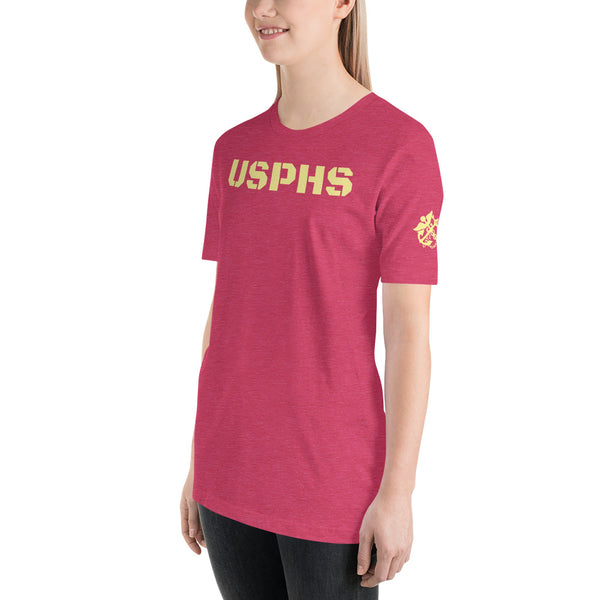 USPHS w/ A & C Emblem on Sleeve Unisex T-Shirt