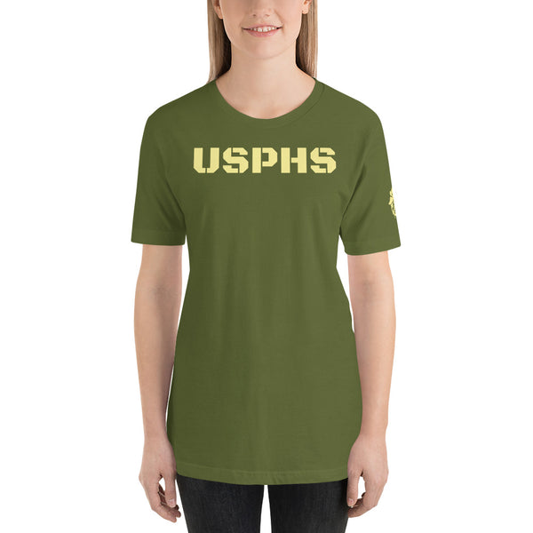 USPHS w/ A & C Emblem on Sleeve Unisex T-Shirt