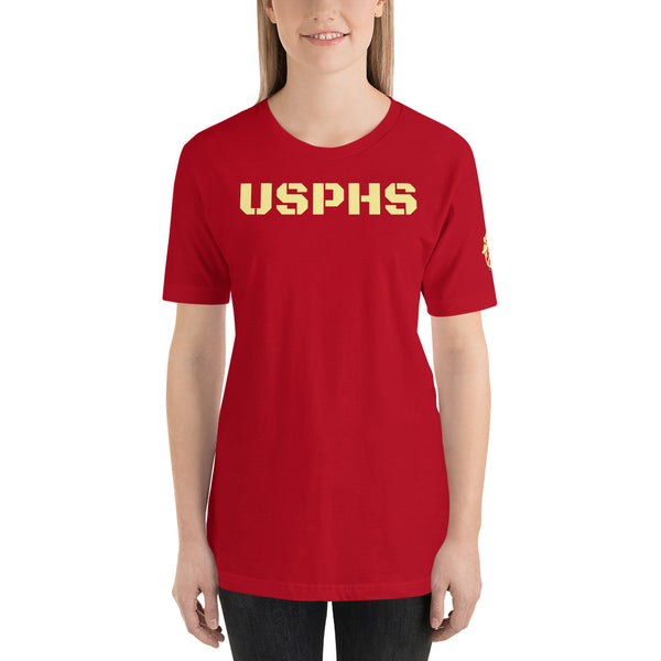 USPHS w/ A & C Emblem on Sleeve Unisex T-Shirt
