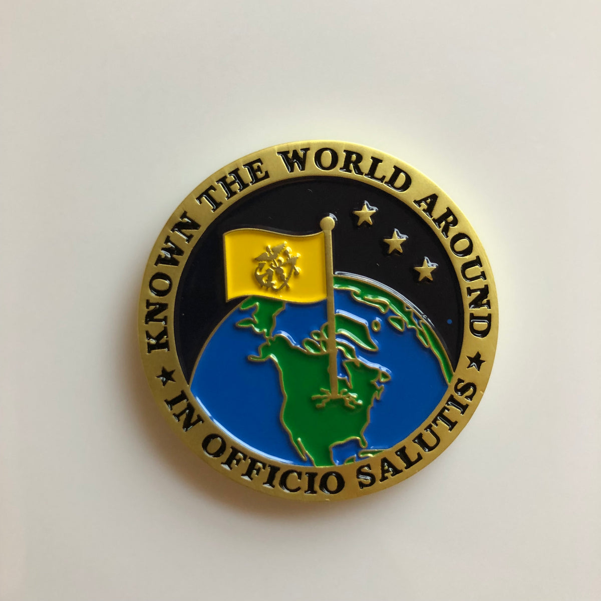 Behind the Design: Known the World Around Challenge Coin – PHS Proud