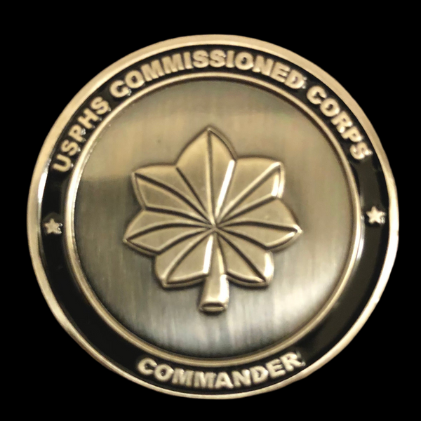 USPHS commander rank coin