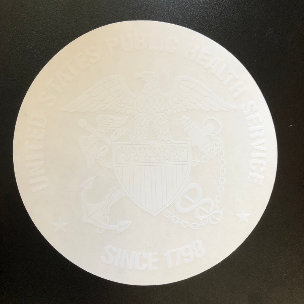 Cd R Usphs Rank USPHS Commissioned Corps Since 1798 Decal – PHS Proud