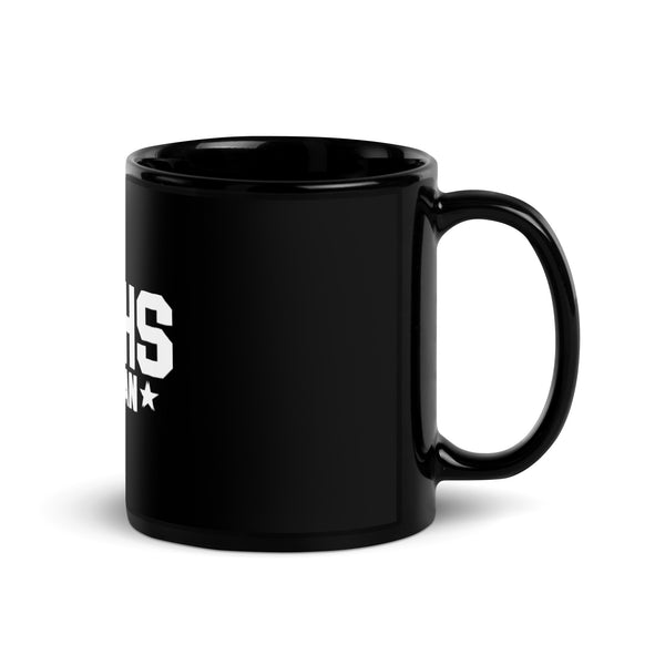 USPHS Veteran Black Glossy Mug