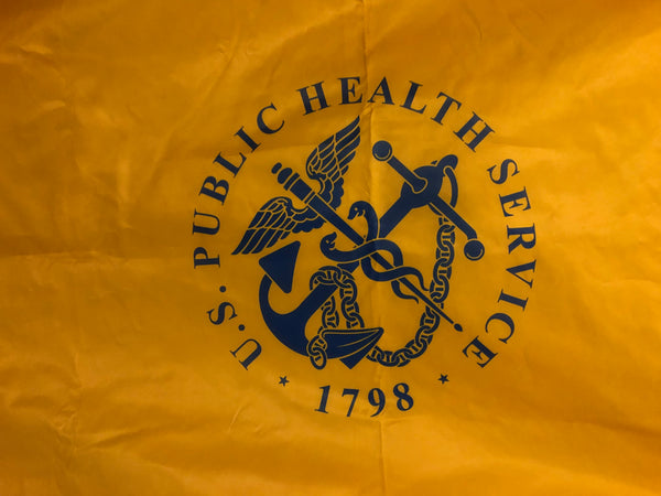 USPHS emblem on flag