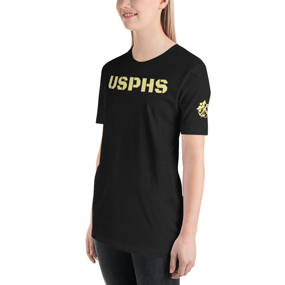 USPHS w/ A & C Emblem on Sleeve Unisex T-Shirt